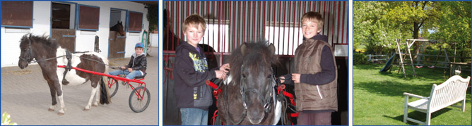 Bilderleiste Hofaktivitaeten für Kinder unten